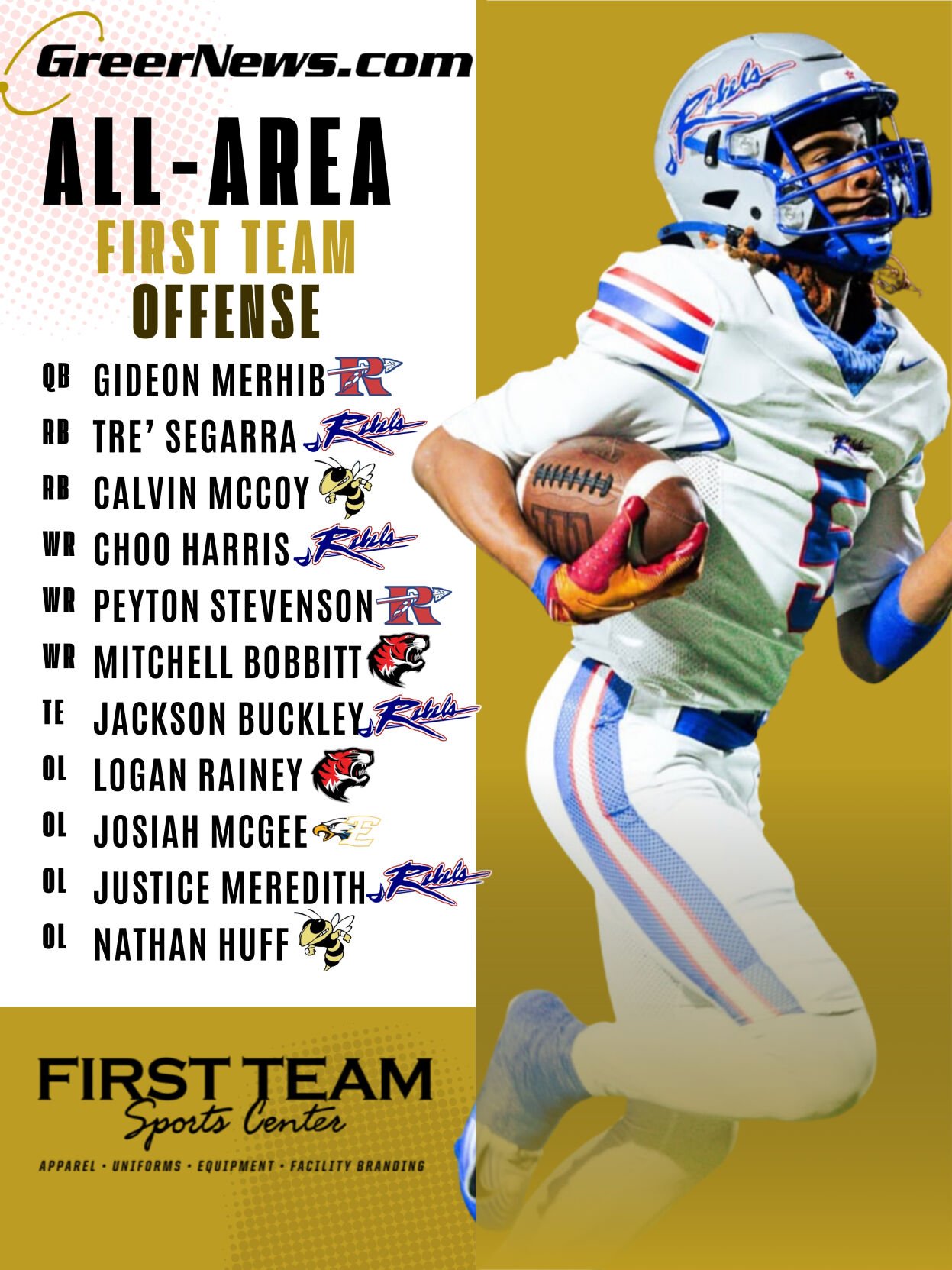 Red Modern Football Team Starting Lineup Instagram Post - 4