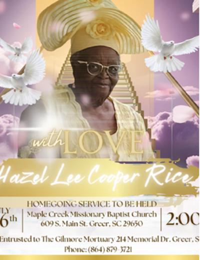 Hazel Lee Cooper Rice