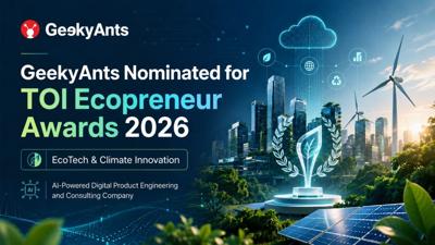 GeekyAnts Nominated for TOI Ecopreneur Awards 2026 in EcoTech & Climate Innovation