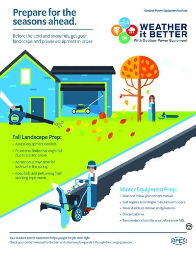 Eight Autumn Outdoor Power Equipment Tips  to Avoid Headaches Later