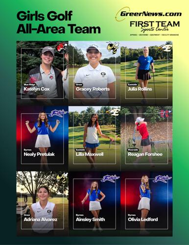 Girls golf all-area first team