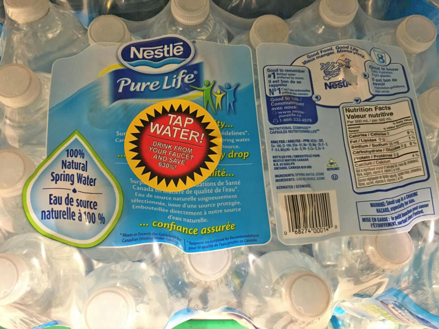 Nestle deals tap water