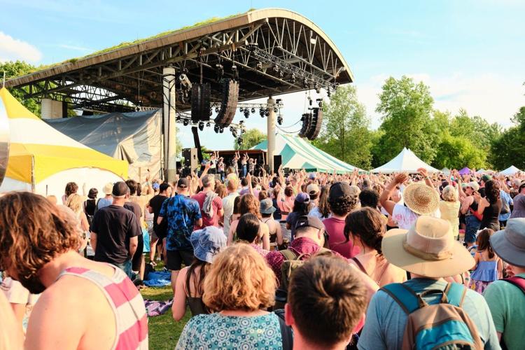 Hillside stage
