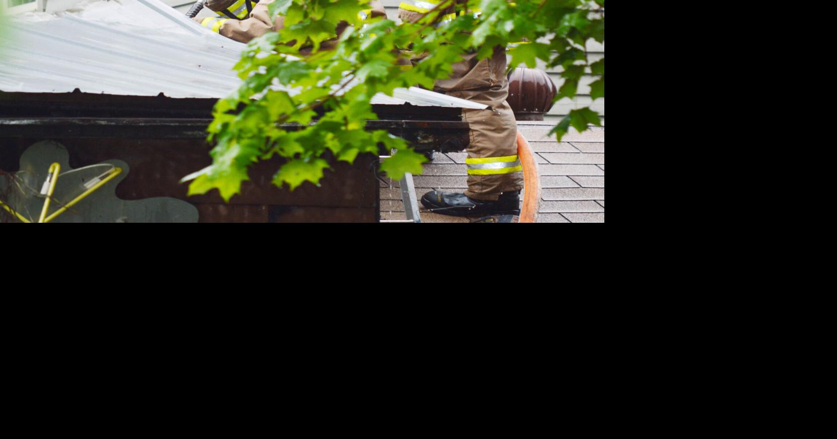 Dufferin Street shed fire extinguished