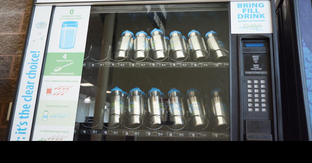 Guelph vending machines promote drinking tap water over juice and pop