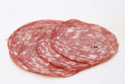 Slices of salami