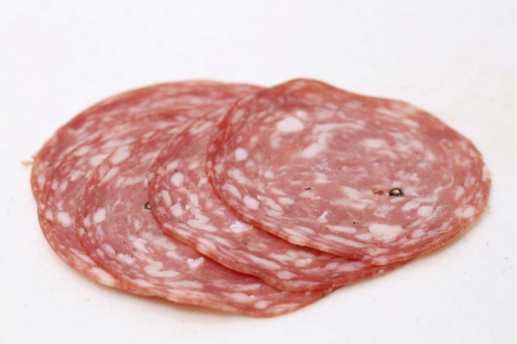 Slices of salami