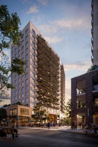 Digital rendering of Windmill Development Group proposal