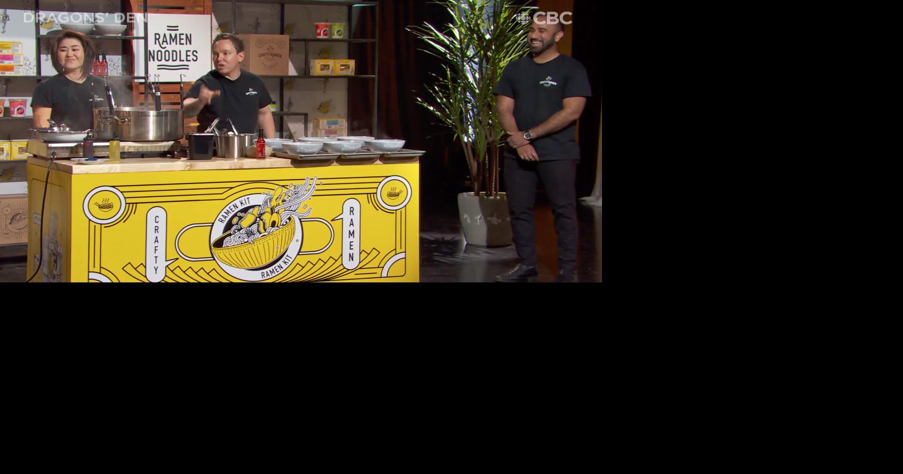 Guelph’s Crafty Ramen walks into the Dragons’ Den