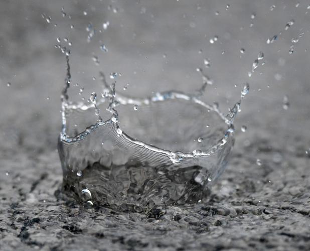 A raindrop