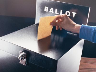 Election ballot box