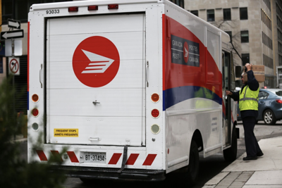 Canada Post truck