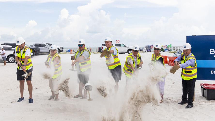 Officials break ground on Sunset Beach Resort