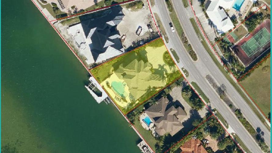 Aerial shows Marco Island property tied to alleged transfer