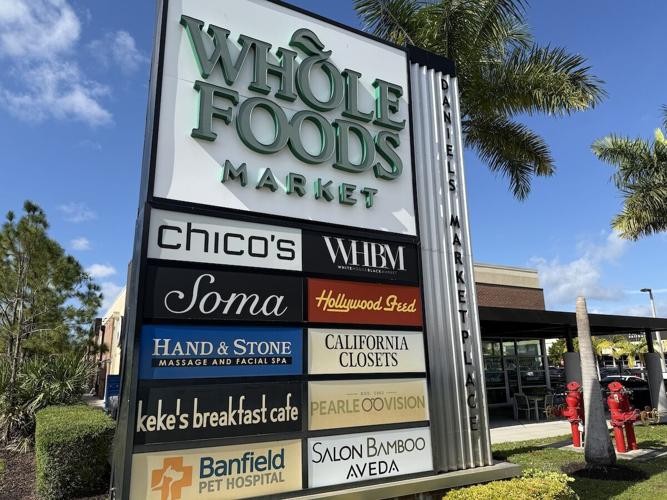 Daniels Marketplace sign in south Fort Myers