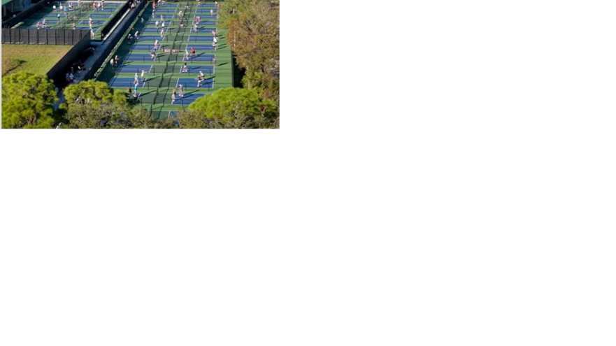 Renovated racquets center at Pelican Bay Community Park