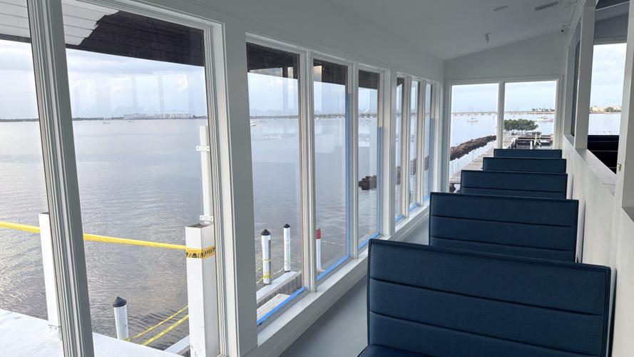 Waterfront dining overlooks Charlotte Harbor
