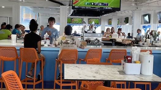 Castaways pairs waterfront views with casual dining