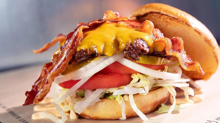 Ultimate Bacon Cheddar highlights Burger Monger menu