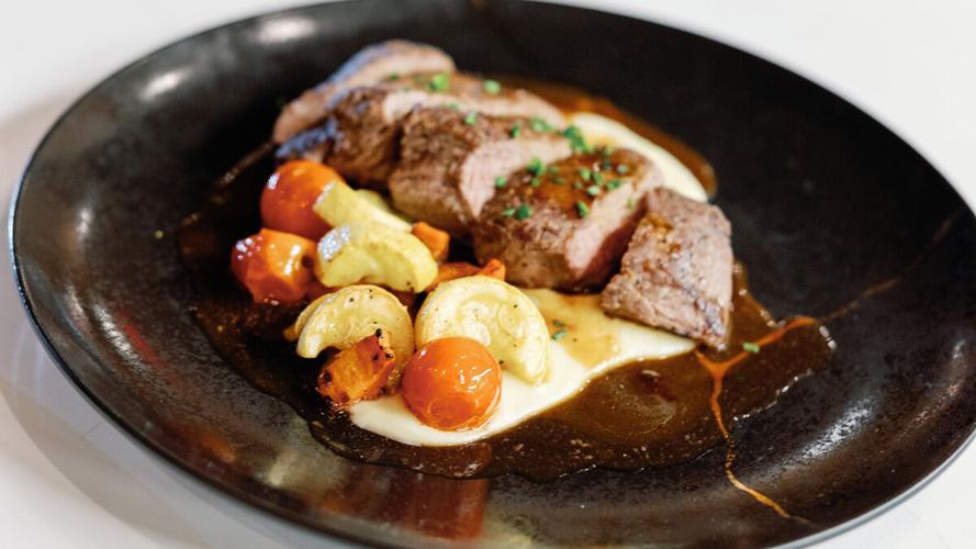 Teres major with pomme puree at Vybe