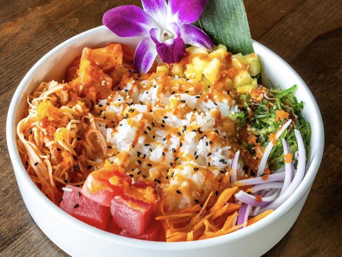 Poke bowl highlights Caribbean-inspired menu at The Islands