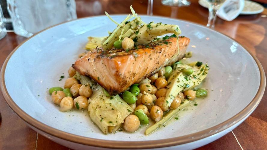 La Barbatella Faroe Island Salmon Sizzle Dining