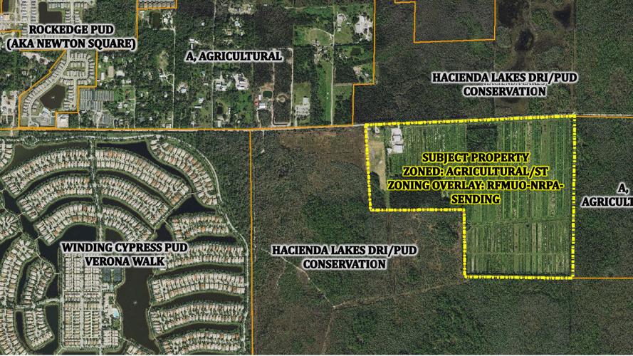 East Naples golf course site and surrounding land