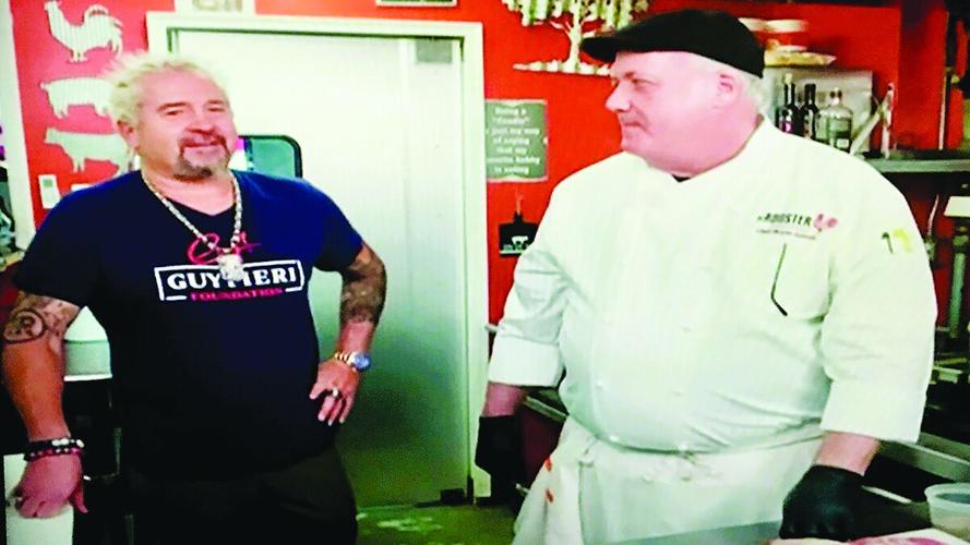 Guy Fieri featured The Rooster on Food Network