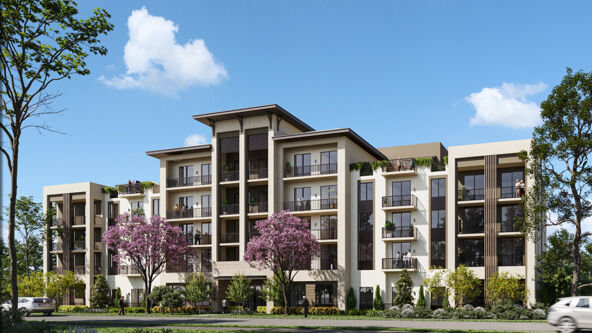 Rendering shows Legacy Park II senior apartments