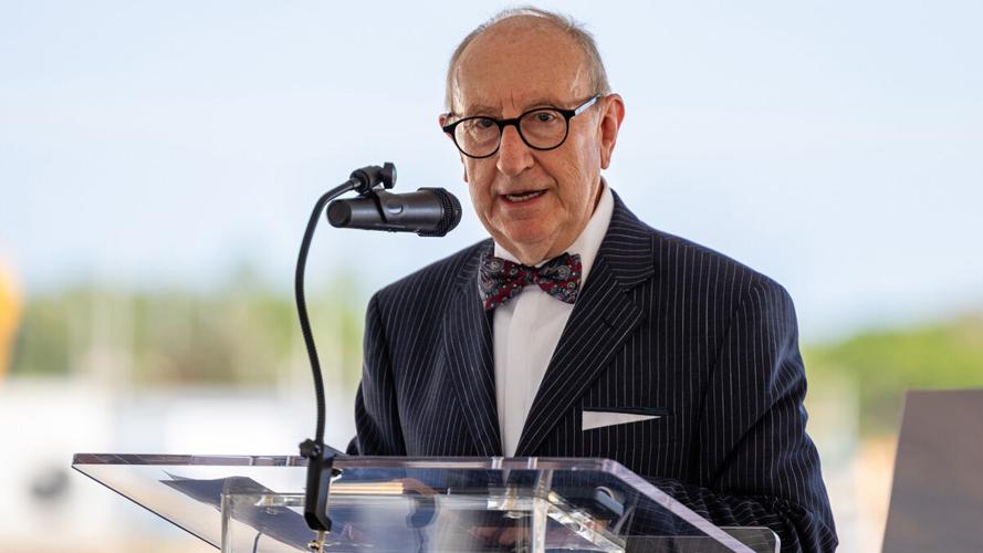 Founding dean addresses groundbreaking ceremony