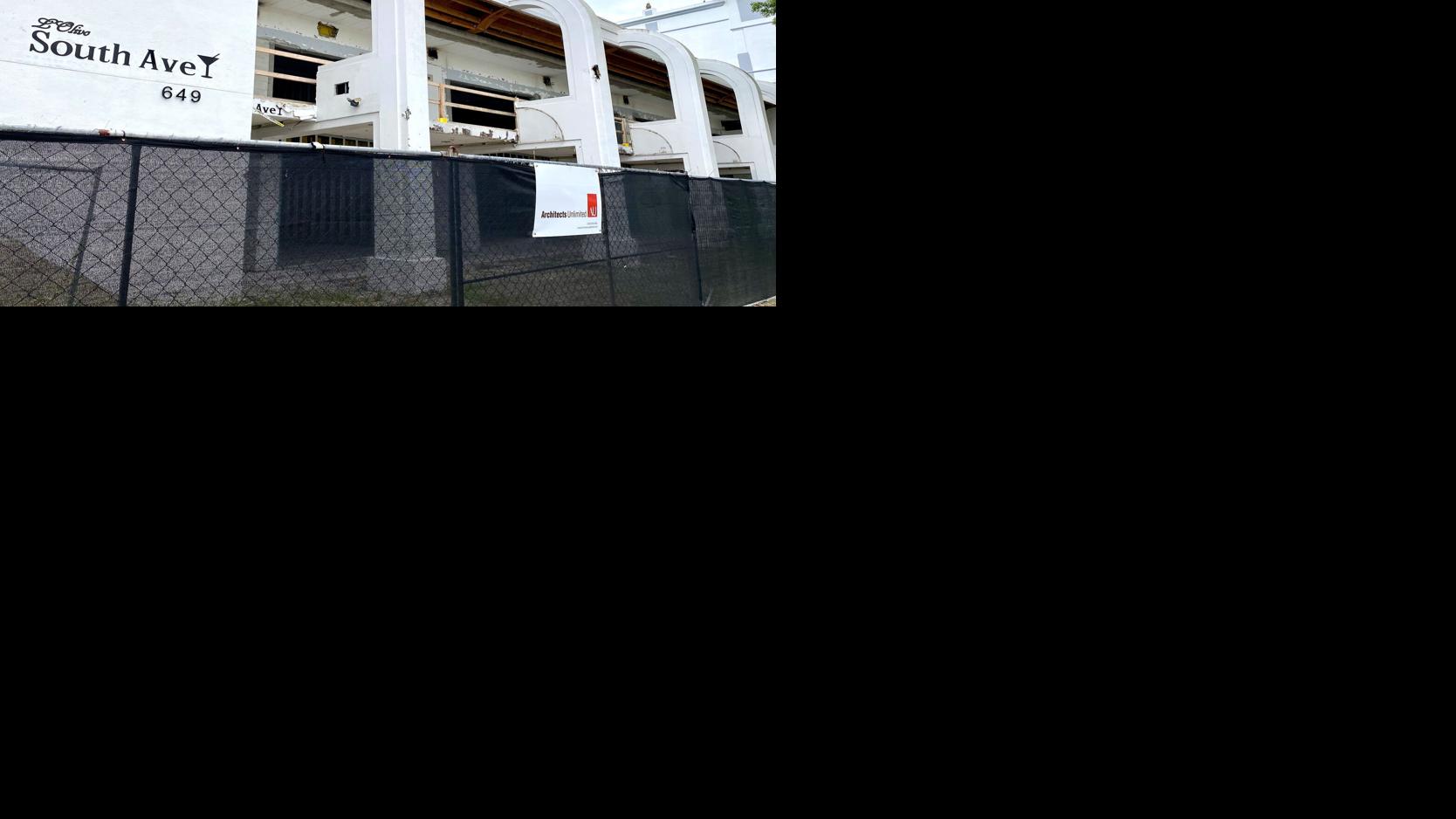Former South Ave restaurant building undergoes renovation