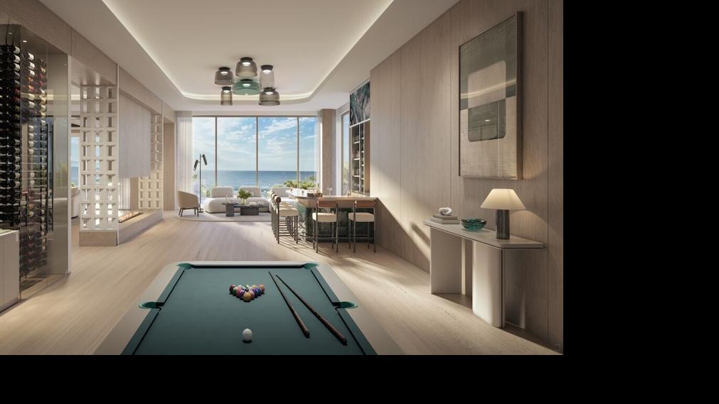 Beachfront Villas at Olana Naples Residence Clubroom