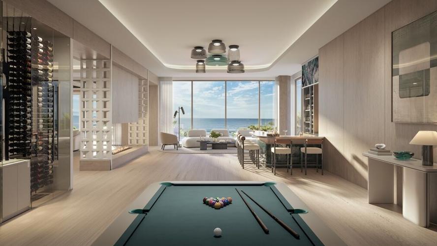 Beachfront Villas at Olana Naples Residence Clubroom