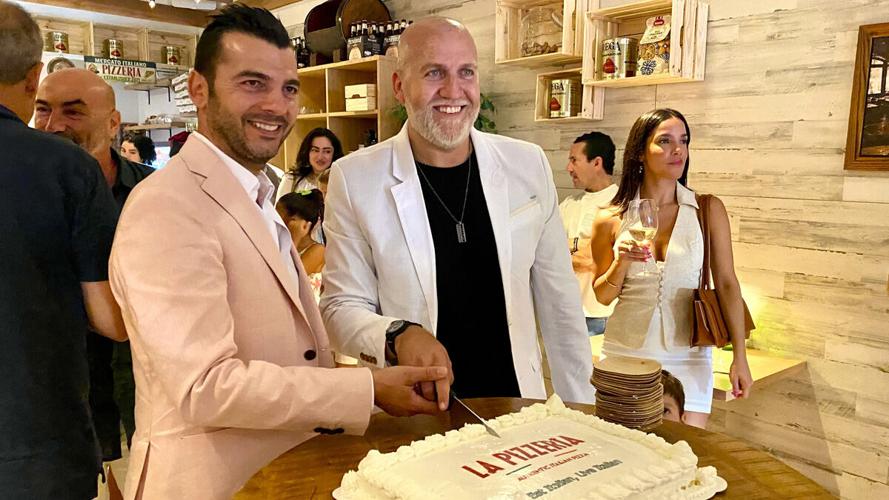 Di Falco brothers celebrate La Pizzeria opening