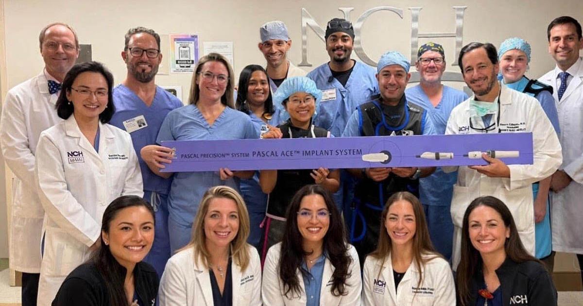 NCH performs first US heart valve repair using new device