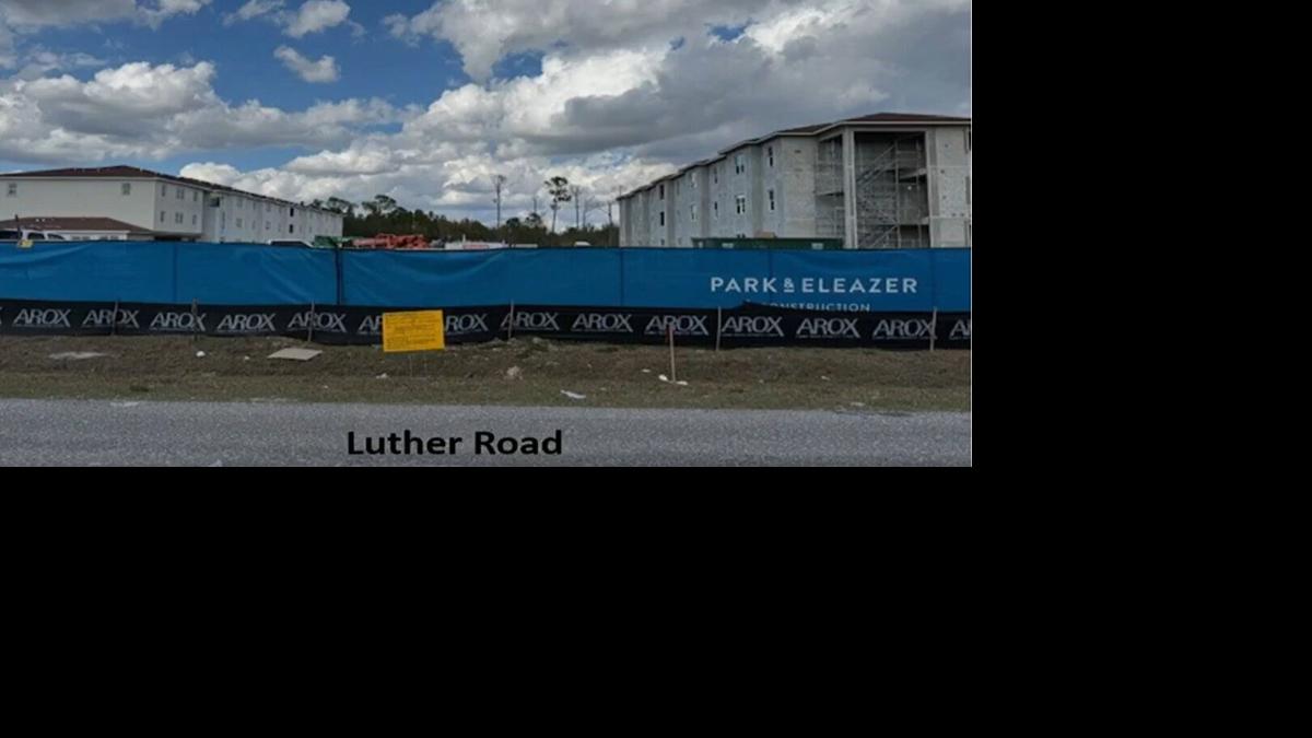 Construction underway near proposed Luther Road project