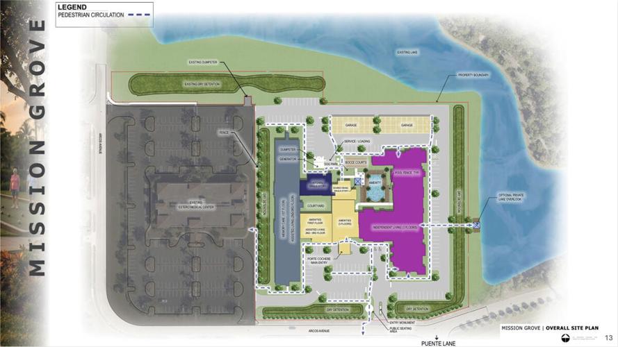 Site plan details proposed senior community