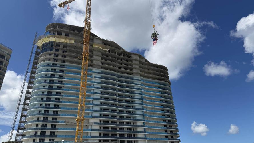 Ritz-Carlton Estero Bay tops off second tower