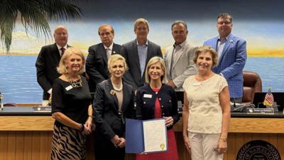 Naples City Council recognizes The League Club’s 40th anniversary