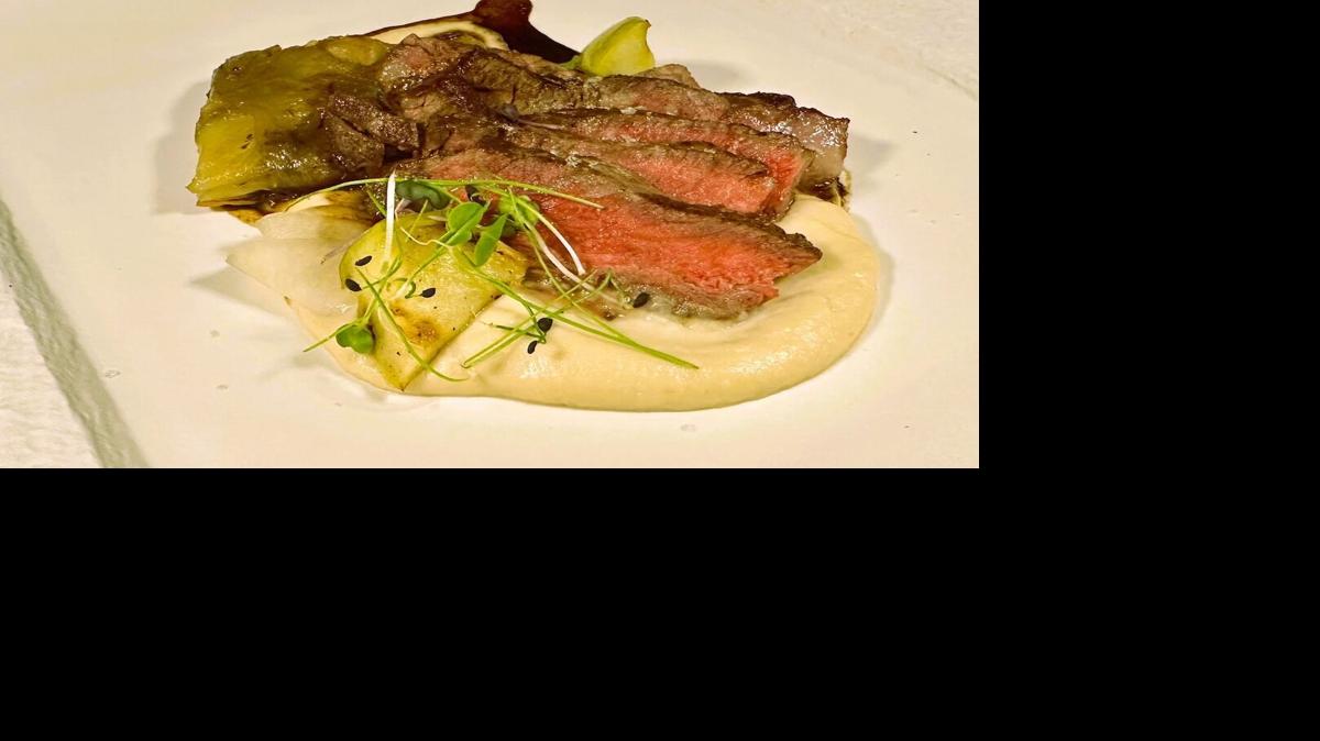 Supper Club tasting menu - Wagyu NY Strip