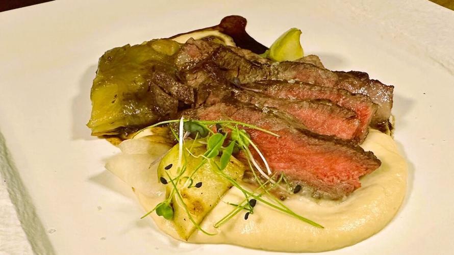Supper Club tasting menu - Wagyu NY Strip
