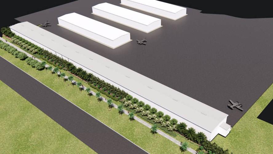 Naples Airport plans new 12-unit hangar building