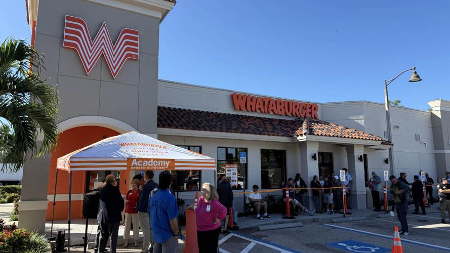 Whataburger draws opening-day crowd at new Estero restaurant