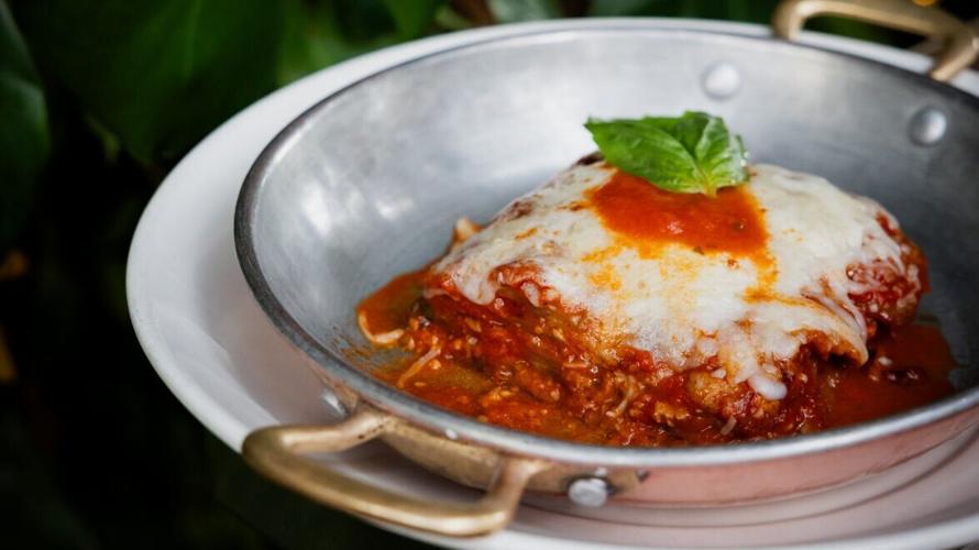 La Saliere lasagna Sizzle Dining