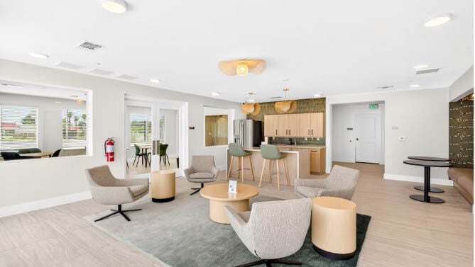 Blue Deep Creek clubhouse offers amenities for residents
