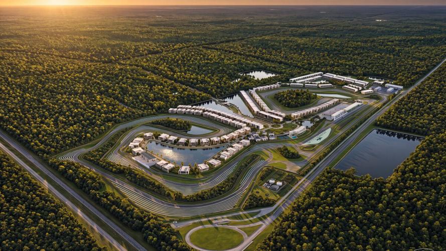 Rendering shows proposed Hyper Club development