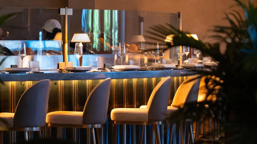 Ce Soir raw bar with fresh seafood