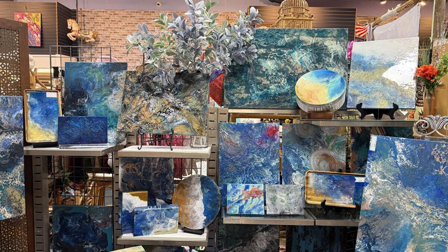 Vintage artwork fills Edison Mall marketplace