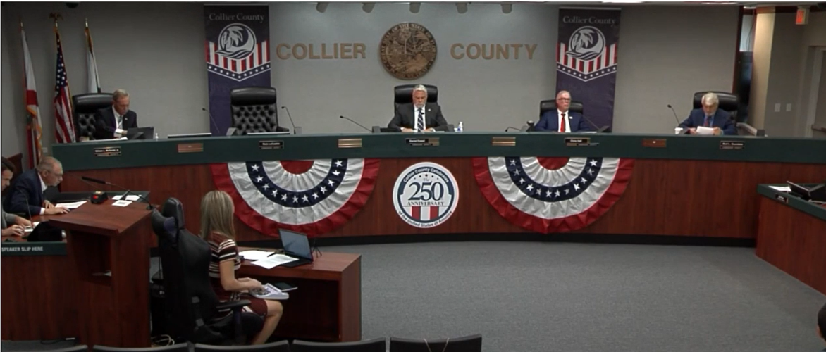 Collier Commissioners on the dais