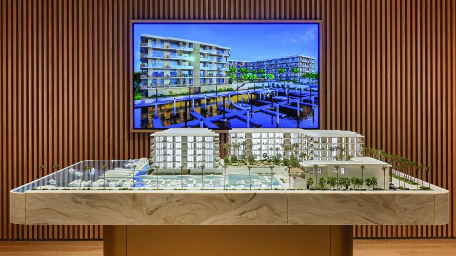 Display highlights Halcyon marina design